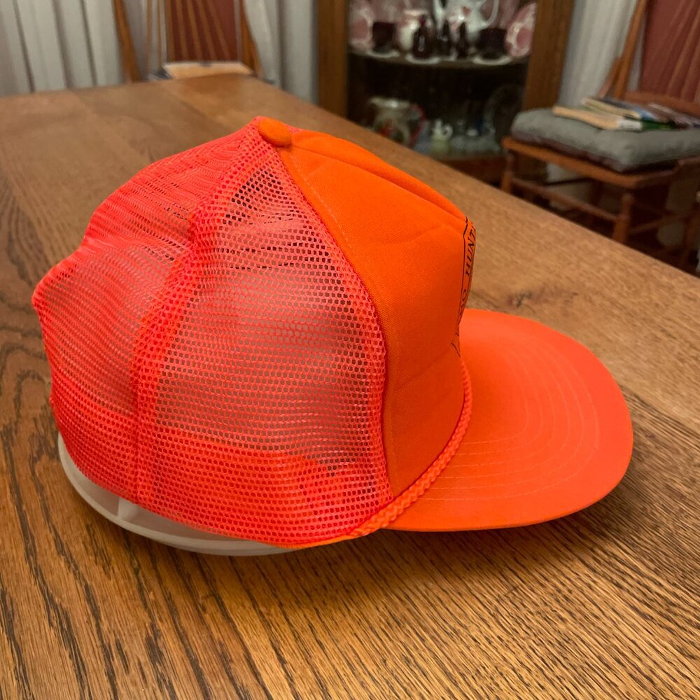 Vintage Idaho Hunter Education Graduate Orange Snapback Trucker Hat Cap - Picture 5 of 13